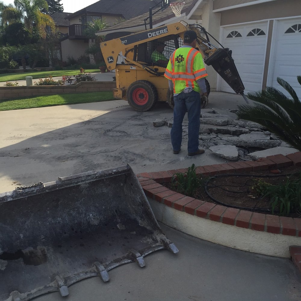 Home Entrance and Full Patio Renovation Los Angeles California