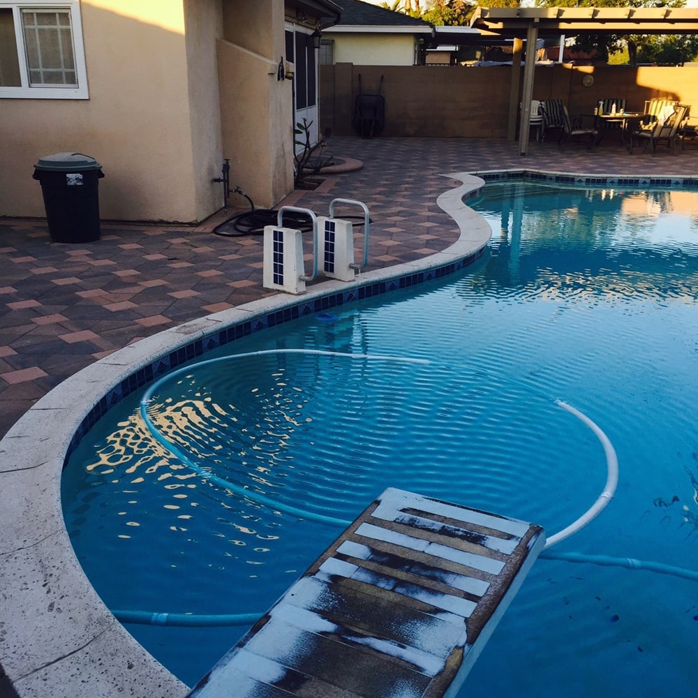 Pool & Backyard Patio Paving Resurfacing Los Angeles California